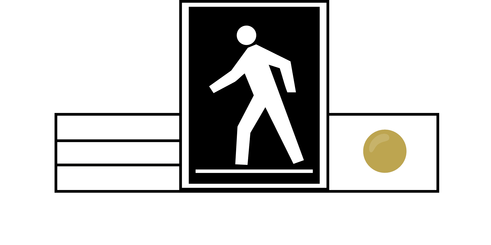 Illustration for: What features do pedestrian corridors have?