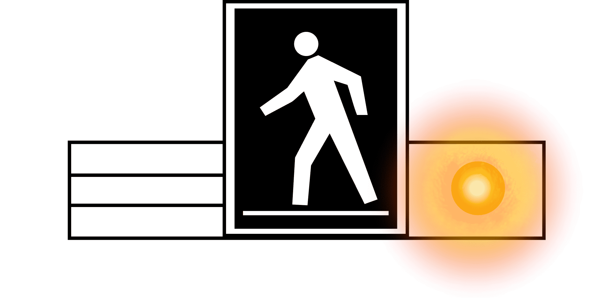 Illustration for: What features do pedestrian corridors have?